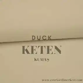 Duck Keten Kumaş Düz Renk