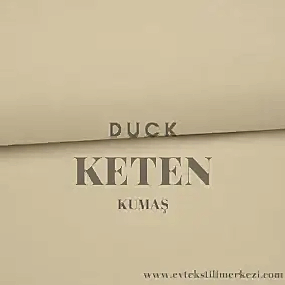 Duck Keten Kumaş Düz Renk