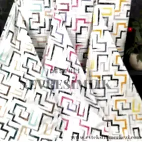 Nevresimlik Desenli Akfil Kumaş 62 Tel