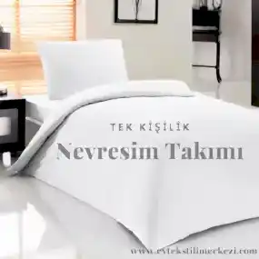Otel Nevresim Takımı Tek Kişilik 60 Tel